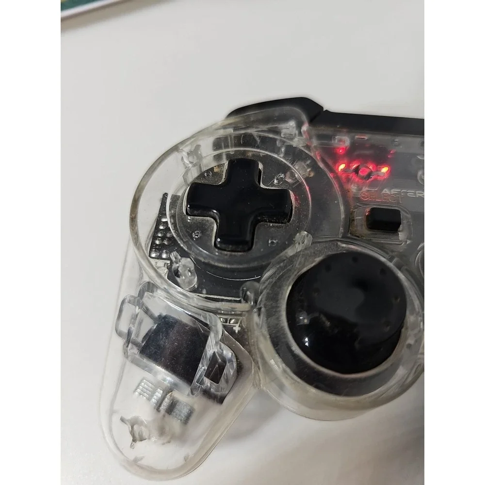 PDP Afterglow Wireless Controller for PlayStation 3 and PC Clear 064-015T TESTED